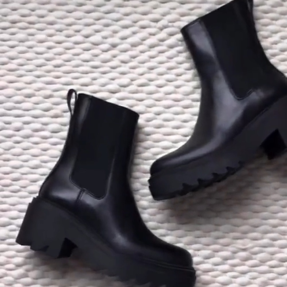 KOIO Platform Genuine Leather Boots 6 made in Italy